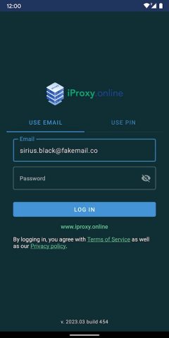 iProxy — мобильные прокси для Android — скриншот 1