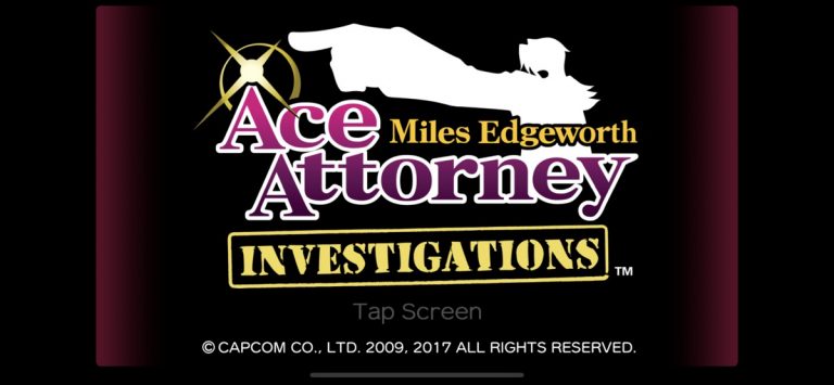 Ace Attorney INVESTIGATIONS для iOS — скриншот 1