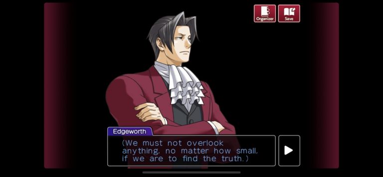Ace Attorney INVESTIGATIONS для iOS — скриншот 3
