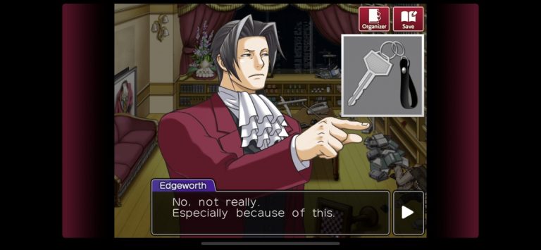 Ace Attorney INVESTIGATIONS для iOS — скриншот 5