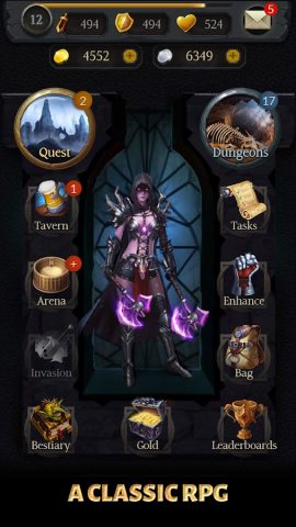 Age of Revenge: РПГ онлайн для Android — скриншот 1