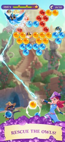 Bubble Witch 3 Saga для iOS — скриншот 1