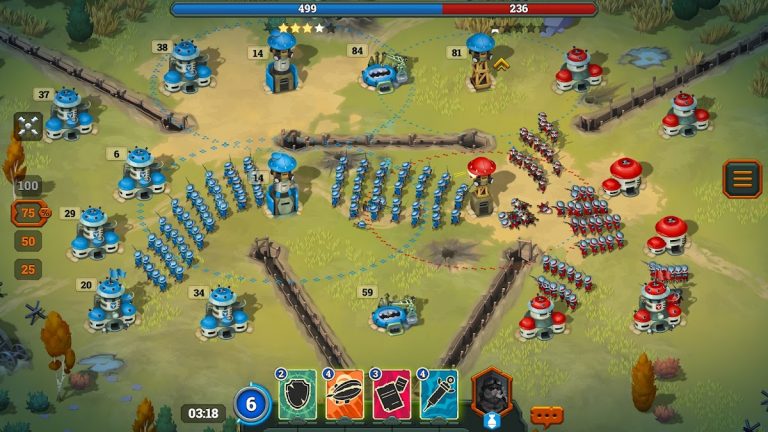 Bunker Wars: WW1 RTS Игра для Android — скриншот 4