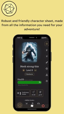DnCreate — DnD для Android — скриншот 1