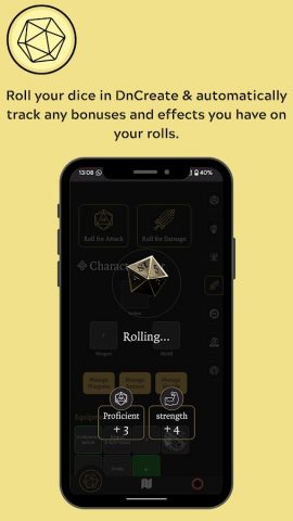 DnCreate — DnD для Android — скриншот 2