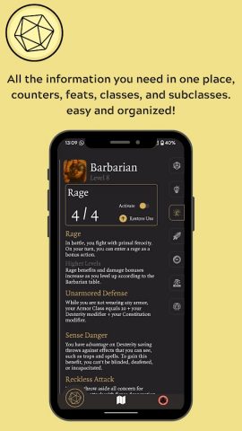DnCreate — DnD для Android — скриншот 3
