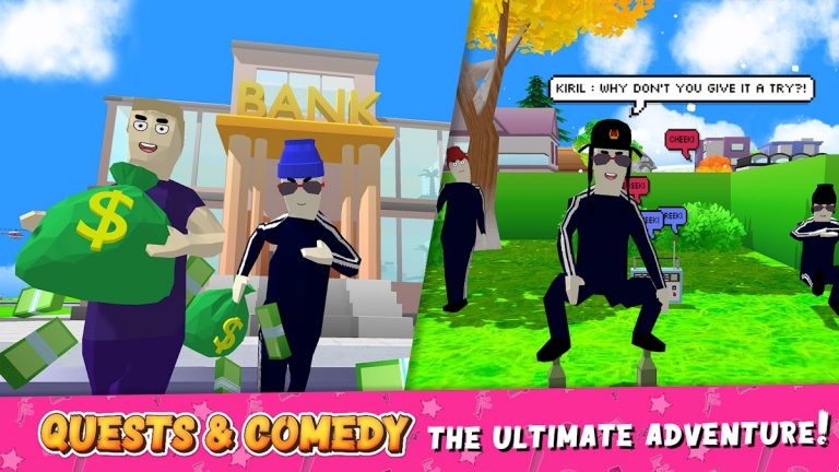 Dude Theft Wars для Android — скриншот 2