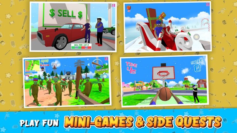 Dude Theft Wars для Android — скриншот 5