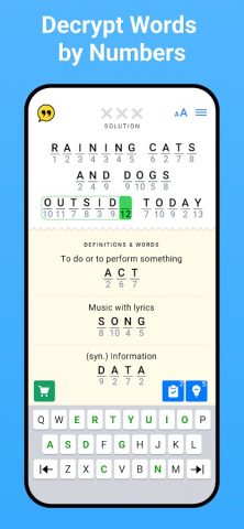 Figgerits: Головоломки из Слов для Android — скриншот 2