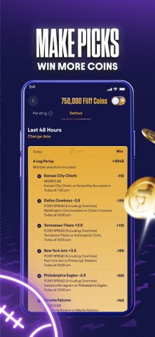Fliff — Sports Picks для Android — скриншот 2