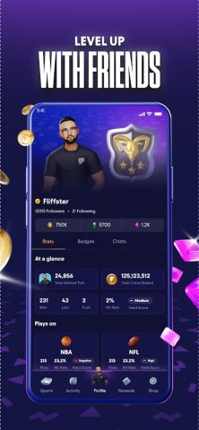 Fliff — Sports Picks для Android — скриншот 3