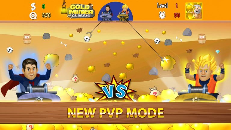Gold Miner Classic: Gold Rush для Android — скриншот 4
