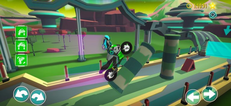 Gravity Rider мотокросс-байкер для iOS — скриншот 4