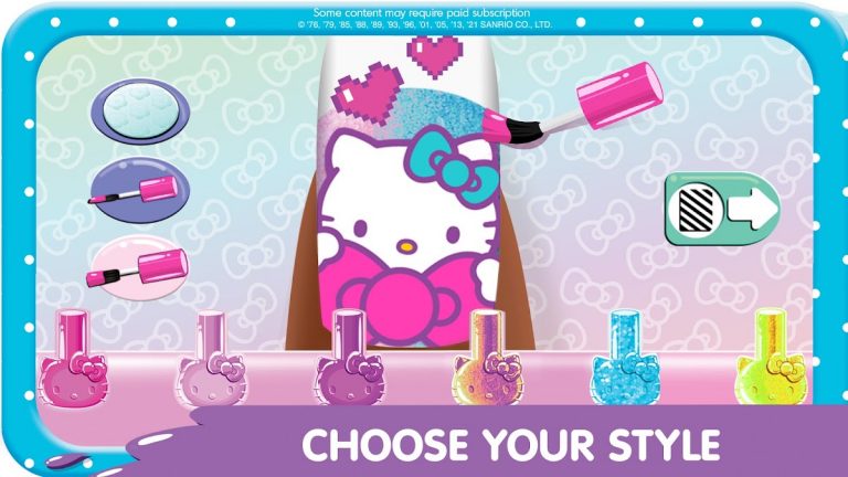 Маникюрный салон Hello Kitty для Android — скриншот 2