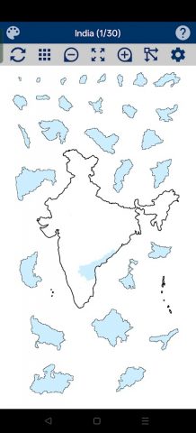 India Map Puzzle для Android — скриншот 3