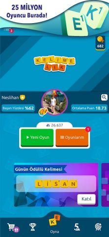 Kelimelik для Android — скриншот 2