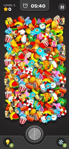 Match 3D: поиск пар предметов для Android — скриншот 1