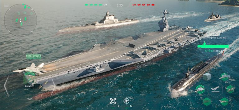 Modern Warships: Naval Battles для iOS — скриншот 1