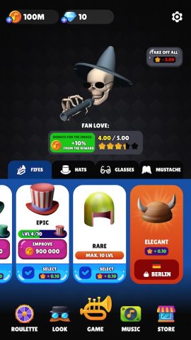 Мистер Дудец: Кликер с музыкой для Android — скриншот 2