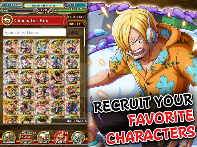 ONE PIECE TREASURE CRUISE-RPG для Android — скриншот 4