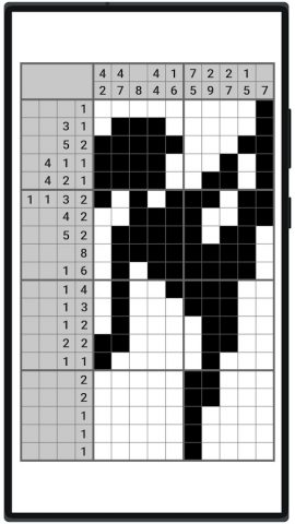 Японские кроссворды JCross для Android — скриншот 5