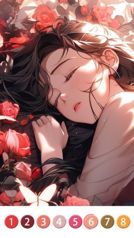 Аниме раскраски по номерам для Android — скриншот 5