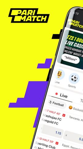Parimatch: Live Sports Betting для Android — скриншот 1