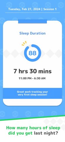 Pokémon Sleep для iOS — скриншот 2