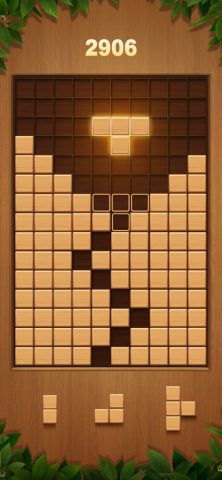 Деревянные Блоки Пазл Игры для iOS — скриншот 1