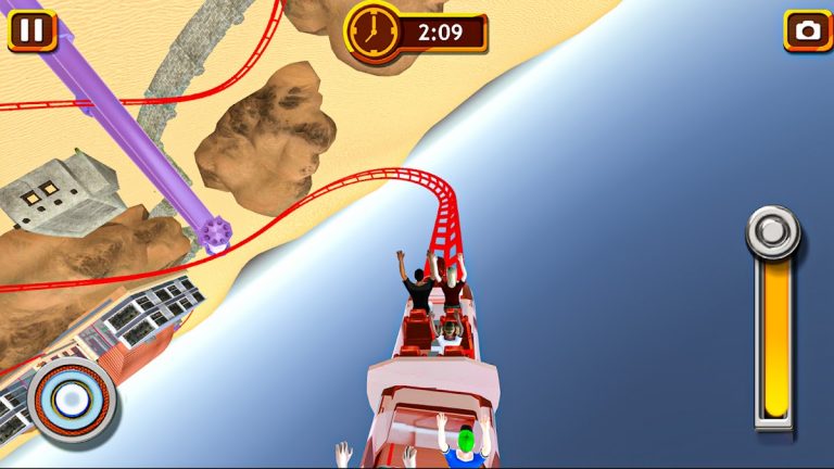 Roller Coaster Train Adventure для Android — скриншот 2