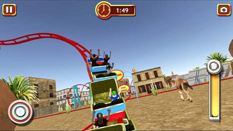 Roller Coaster Train Adventure для Android — скриншот 3