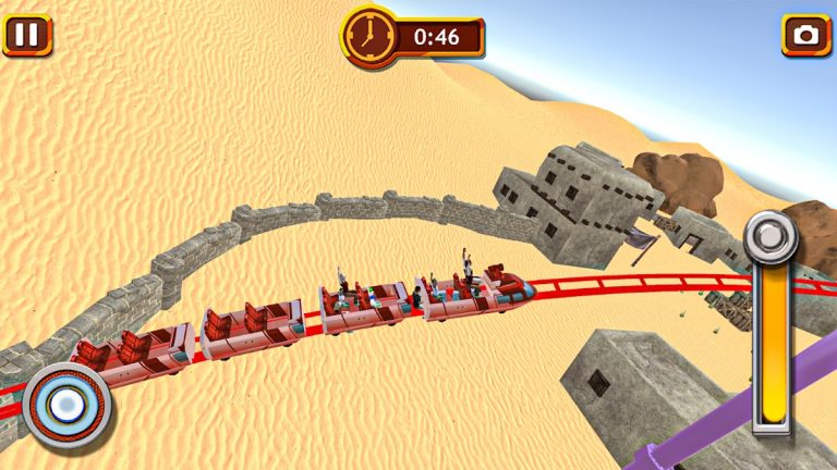 Roller Coaster Train Adventure для Android — скриншот 4