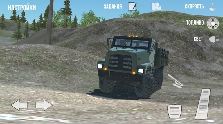 RussianTruckSimulator-Off Road для Android — скриншот 1