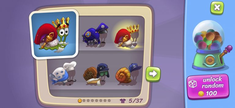 Улитка Боб 3: Мир Сокровищ для iOS — скриншот 3