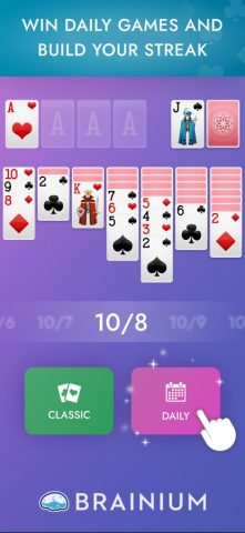 ⋆Solitaire: Classic Card Games для iOS — скриншот 3