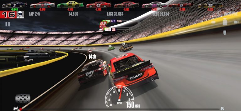 Stock Car Racing для Android — скриншот 1