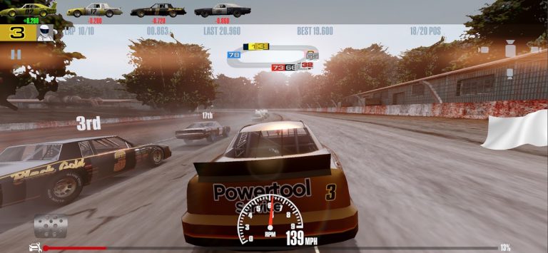 Stock Car Racing для Android — скриншот 3