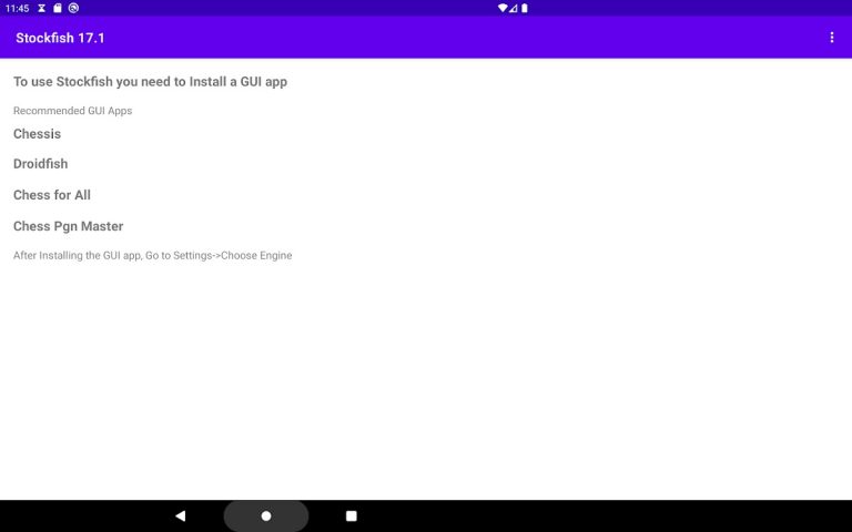 Stockfish 18 Chess Engine для Android — скриншот 2