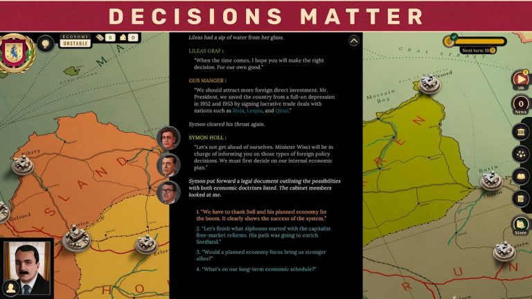 Suzerain для Android — скриншот 2