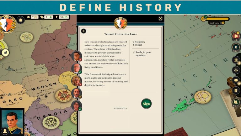 Suzerain для Android — скриншот 3