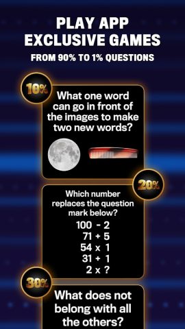 The 1% Club: TV Show Quiz Game для Android — скриншот 5