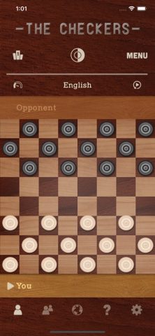 шашки — Checkers для iOS — скриншот 1