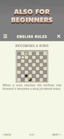 шашки — Checkers для iOS — скриншот 5