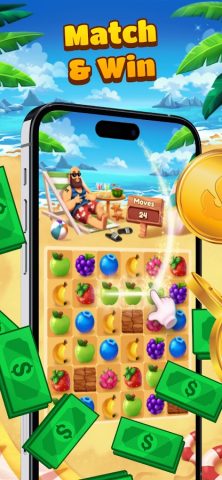 Tropical Crush: Win Cash Prize для Android — скриншот 2