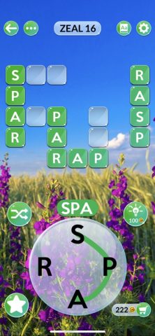 Wordscapes In Bloom для iOS — скриншот 3