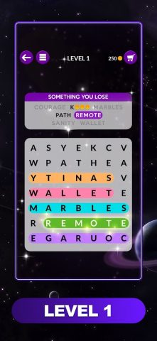 Wordscapes Search: Word Games для Android — скриншот 1