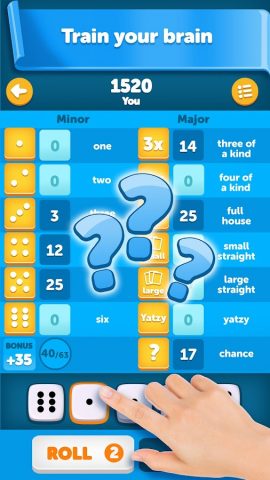Yatzy для Android — скриншот 4