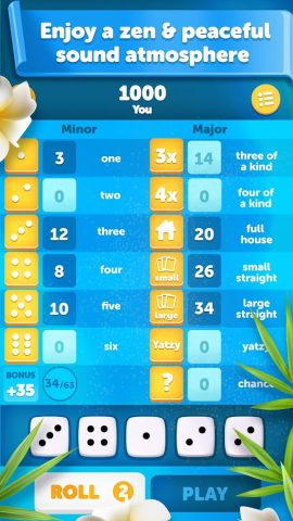 Yatzy для Android — скриншот 5