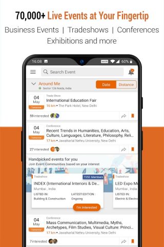 10times- Find Events & Network для Android — скриншот 2