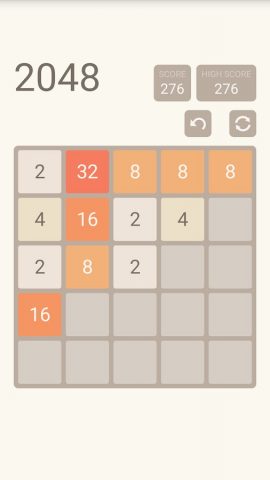 2048 Original для Android — скриншот 1